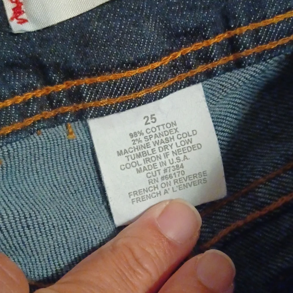 BDG Jeans Size 25 98% Cotton 2% Spandex Made U.S.A. Dark Blue Flare Jean - Picture 5 of 12